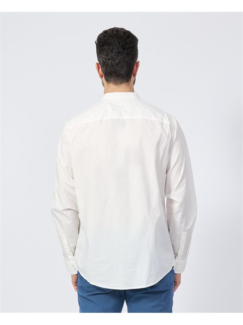 AX Men's Shirt in Cotton Poplin ARMANI EXCHANGE | XM000375-AF12994U0009